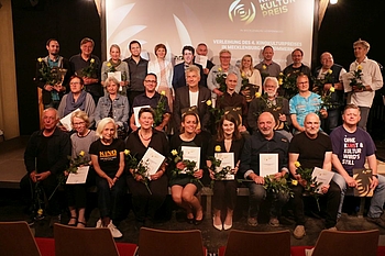 Preisträger der 4. Verleihung des Kinokulturpreis in MV 2022 ©Jörn Manzke